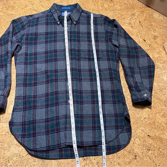 Pendleton Vintage Men’s Country Traditionals 100% Virgin Wool Plaid Shirt Sz M - Picture 5 of 8